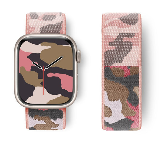 Woven Camouflage Nylon Loop Sports Creative Watch Strap