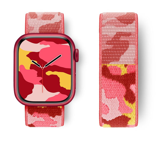 Woven Camouflage Nylon Loop Sports Creative Watch Strap