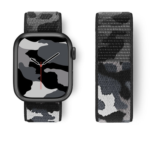 Woven Camouflage Nylon Loop Sports Creative Watch Strap