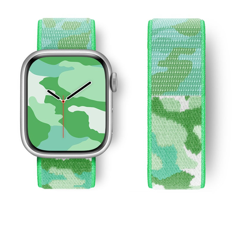 Woven Camouflage Nylon Loop Sports Creative Watch Strap