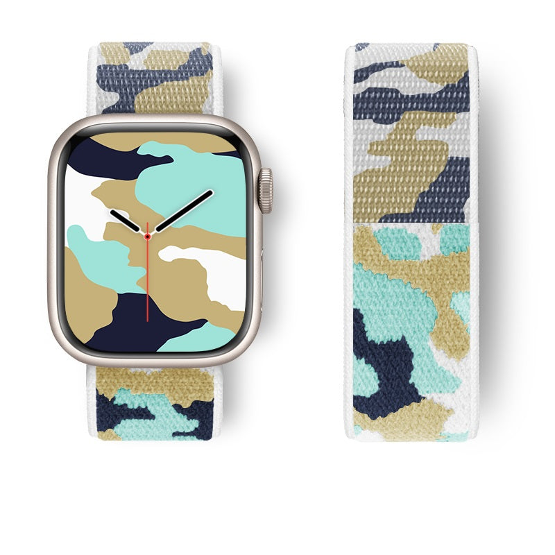Woven Camouflage Nylon Loop Sports Creative Watch Strap
