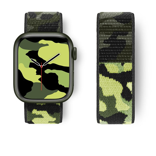 Woven Camouflage Nylon Loop Sports Creative Watch Strap